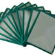 Omcan - Green Double Fold Menu Holder, Pack of 50 - 39795