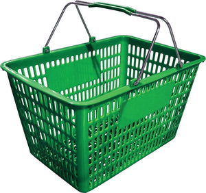 Omcan - Green Shopping Basket, Pack of 10 - 13024