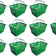 Omcan - Green Shopping Basket, Pack of 10 - 13024