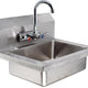 Omcan - Hand Sink with Faucet and Drain Basket - 44585