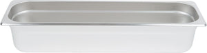 Omcan - Long 4" Deep 1/2-Size Stainless Steel Steam Table Pan, Pack of 10 - 80617