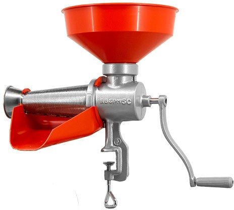 Omcan - Manual Tomato Squeezer with Plastic Funnel And Drip - 30105