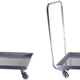 Omcan - Plastic Dish Rack Dolly with Stainless Steel Handle, Pack of 2 - 43505