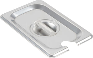 Omcan - Slotted 1/2-Size Stainless Steel Steam Table Pan Cover, Pack of 20 - 80266