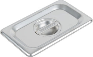 Omcan - Solid 1/3-Size Stainless Steel Steam Table Pan Cover, Pack of 20 - 80270