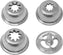 Omcan - Stainless Steel Churro Nozzles Attachment for Sausage Stuffer (Set of 4), Pack of 2 - 47701