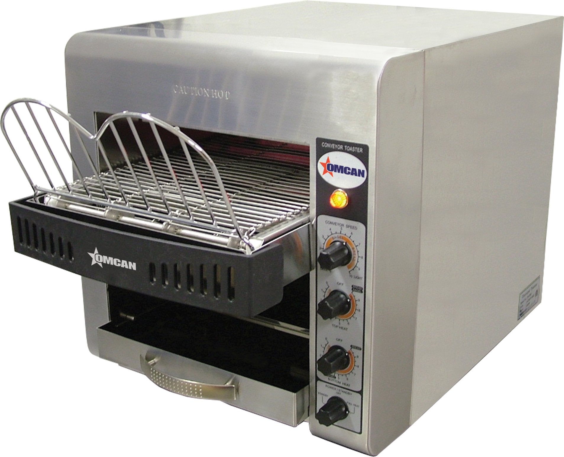 Omcan - Stainless Steel Conveyor Toaster with 10" Belt - 11385