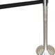 Omcan - Stainless Steel Crowd Control Stand with Retractable Belt Barrier, Pack of 2 - 30438