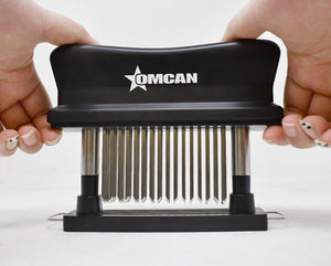 Omcan - Stainless Steel Manual Meat Tenderizer with 48 Needles, Pack of 5 - 47494