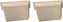 Omcan - Tan Plastic Knife Rack, Pack of 2 - 11546