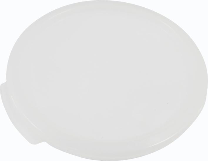 Omcan - Translucent Cover For 1 QT Polypropylene Round Food Storage Container, Pack of 100 - 80212