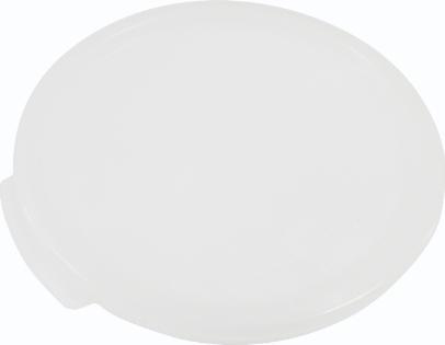 Omcan - Translucent Cover For 2 & 4 QT Polypropylene Round Food Storage Containers, Pack of 100 - 80176