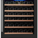 Omcan - Vinovero 23" Single Zone Wine Cooler with 51 Bottle Capacity and Black Full Glass Door - 48261