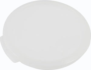 Omcan - White Cover For 12 - 18 & 22 QT Polypropylene Round Food Storage Containers, Pack of 50 - 80207