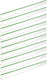 Omcan - White & Green 5” x 30” Divider, Pack of 10 - 10765