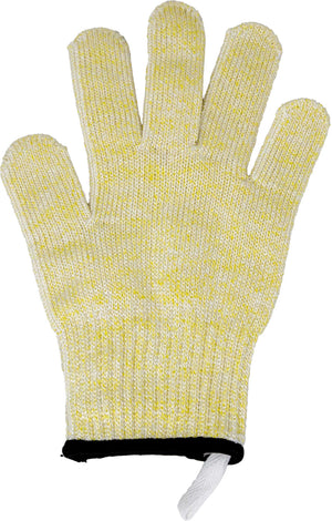 Omcan - Yellow Medium Cut-Resistant Ansi Level A8 Protection Glove, Pack of 15 Pairs - 47256