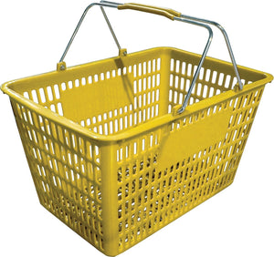 Omcan - Yellow Shopping Basket, Pack of 10 - 13027