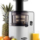 Omega - 150 Watts Silver Vertical Square Low-Speed Masticating Juicer - VSJ843QS