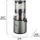 Omega - 2 L Capacity Grey Effortless Batch Juicer - JC2022GY11