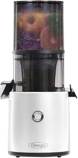 Omega - 2 L Capacity White Effortless Batch Juicer - JC2022WHT11