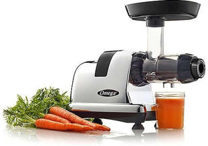 Omega - 200 Watts Cold Press Juicer Machine, Vegetable and Fruit Juice Extractor and Nutrition System, 5th Genration - J8006HDC