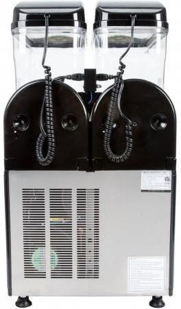 Omega - Commercial Black 1/3 HP Frozen Granita Machine with Double 3-Gallon Bowls - OFS20