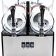 Omega - Commercial Black 1/3 HP Frozen Granita Machine with Double 3-Gallon Bowls - OFS20