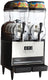 Omega - Commercial Black 1/3 HP Frozen Granita Machine with Double 3-Gallon Bowls  - OFS20