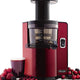 Omega - Red Vertical Square Low-Speed Masticating Juicer with Square Front - VSJ843QR