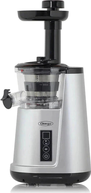 Omega - Silver 365 Vertical Cold Press Masticating Juicer - JC3000SV13