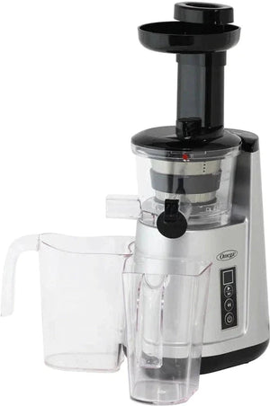 Omega - Silver 365 Vertical Cold Press Masticating Juicer - JC3000SV13