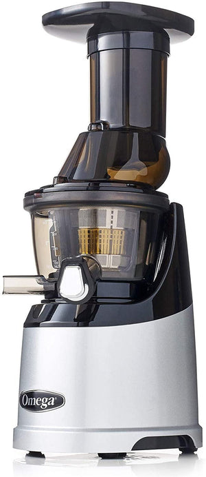 Omega - Silver MegaMouth Vertical Low-Speed Masticating Juicer - MMV700S