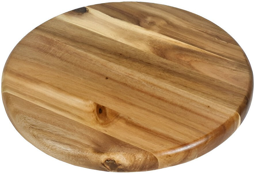 On The Table - 14" Acacia Wood Round Chop Block - 112 DWS