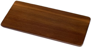 On The Table - 16" x 7.5" Brown Acacia Dark Wood Paddle Board - 120DK