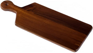 On The Table - 17" x 6.5" Brown Acacia Dark Wood Paddle Board - 101DK