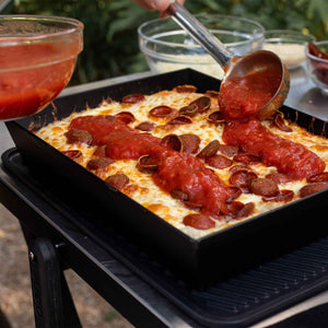 Ooni - 12.8" x 9.5" x 2.3" Medium Detroit-Style Pizza Pan - UU-P26400