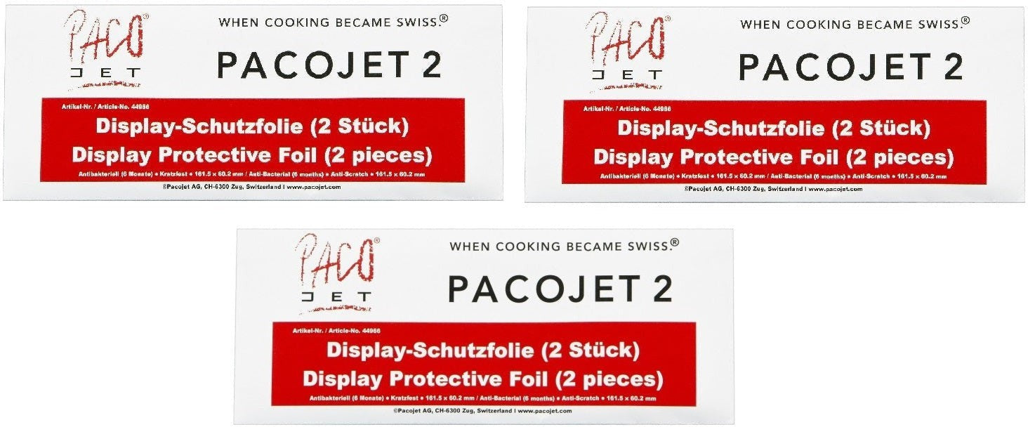 Pacojet - Display Protective Foil For Pacojet 2 & 2 PLUS, Pack of 3 - 41699