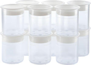 Pacojet - Transparent Synthetic Pacotizing Beaker with Lids For Pacojet 2 PLUS & 4, Pack of 12 - 46702