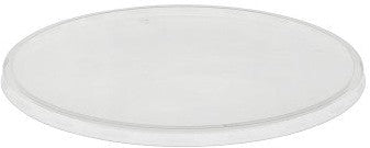 Pactiv Evergreen - 10" Flat Lid Clear with Center Snap, Pack of 200 - 10FL200