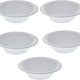 Pactiv Evergreen - 12 Oz White Non-Laminated Round Foam Bowl, Pack of 5 - YTH100120000