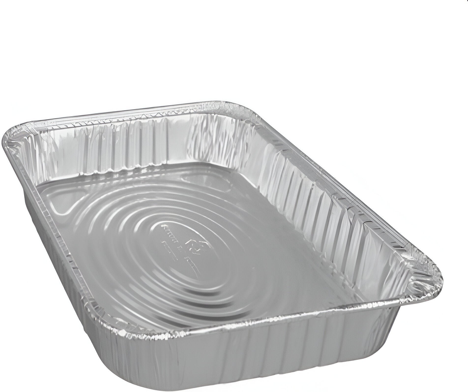 Pactiv Evergreen - 1/2 Size Novelis Rectangular Aluminium Container, Pack of 100 - 45840B