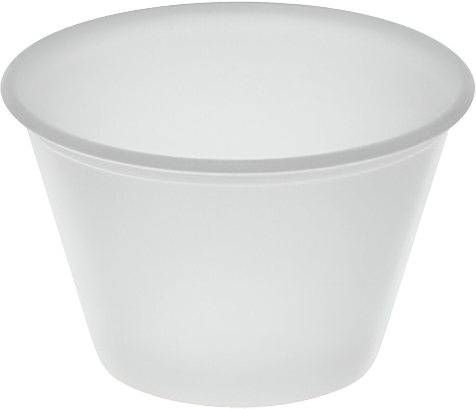 Pactiv Evergreen - 2.5 Oz Translucent Plastic Portion Cup, Pack of 2400- YS250