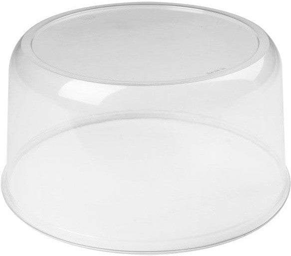 Pactiv Evergreen - 5" Clear, Tall Smooth Wall Dome for 8" Cake Pack of 100- Y1050PD