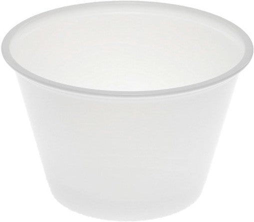 Pactiv Evergreen - 5.5 oz. Translucent, Plastic Portion Cup, Pack of 2500 - YS550A