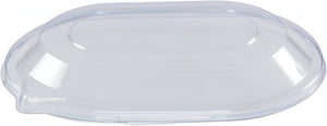 Pactiv Evergreen - Clear Oval Dome Lid Fits For TV7654 Plastic Platter, Pack of 25 - TV7975P