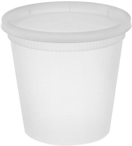 Pactiv Evergreen - DELItainer 24 oz. Clear, PP Container and PE Lid, Pack of 240- YL2524