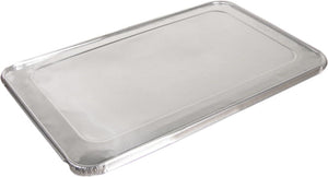 Pactiv Evergreen - Full- Size Aluminum Steam Table Flat Cover, Pack of 80 - Y112045