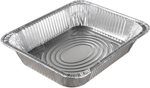 Pactiv Evergreen - Half- Size Deep Aluminum Steam Table Pan, Pack of 100 - Y6132XH