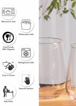 Pasabahce - 425 ml Allegra Stemless Glass Tumbler, Pack of 12 - PG41536