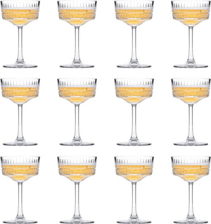 Pasabahce - ELYSIA 7.5 Oz Champagne Coupe Glass, Pack of 12 - PG440436